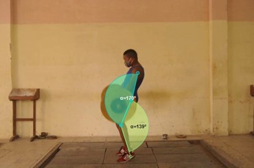 Impulso Final. &Aacute;ngulos de rodilla y cadera
(fig. 2)