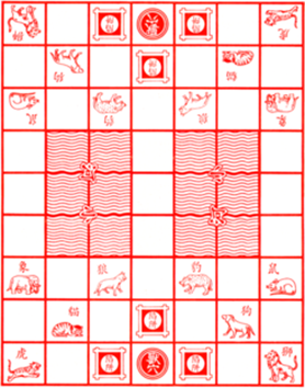 Posici&oacute;n inicial del Dou
Shou Qi