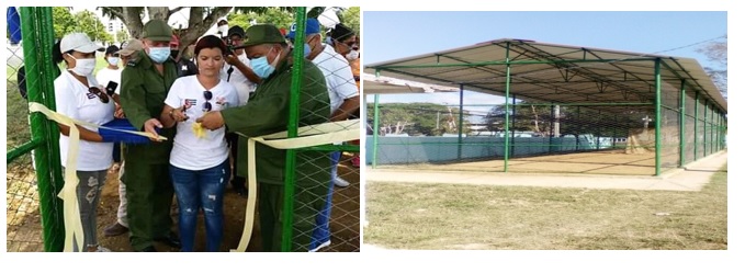 Inauguraci&oacute;n de la jaula de bateo